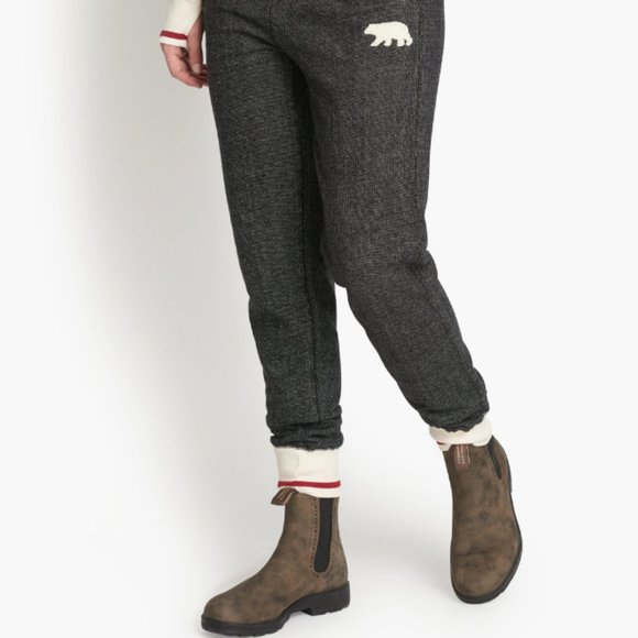Little Blue House - Hatley Pants - Little Blue House Hatley - Charcoal Bear Women's Heritage Joggers - Medium